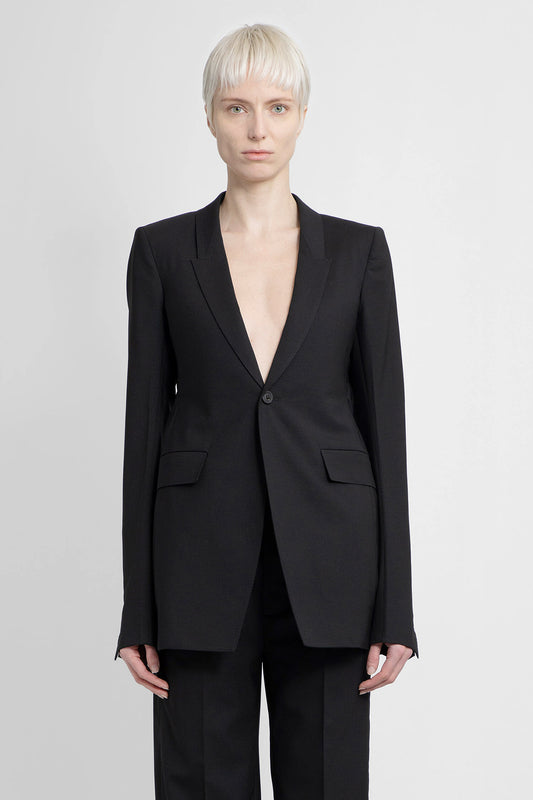 RICK OWENS WOMAN BLACK BLAZERS