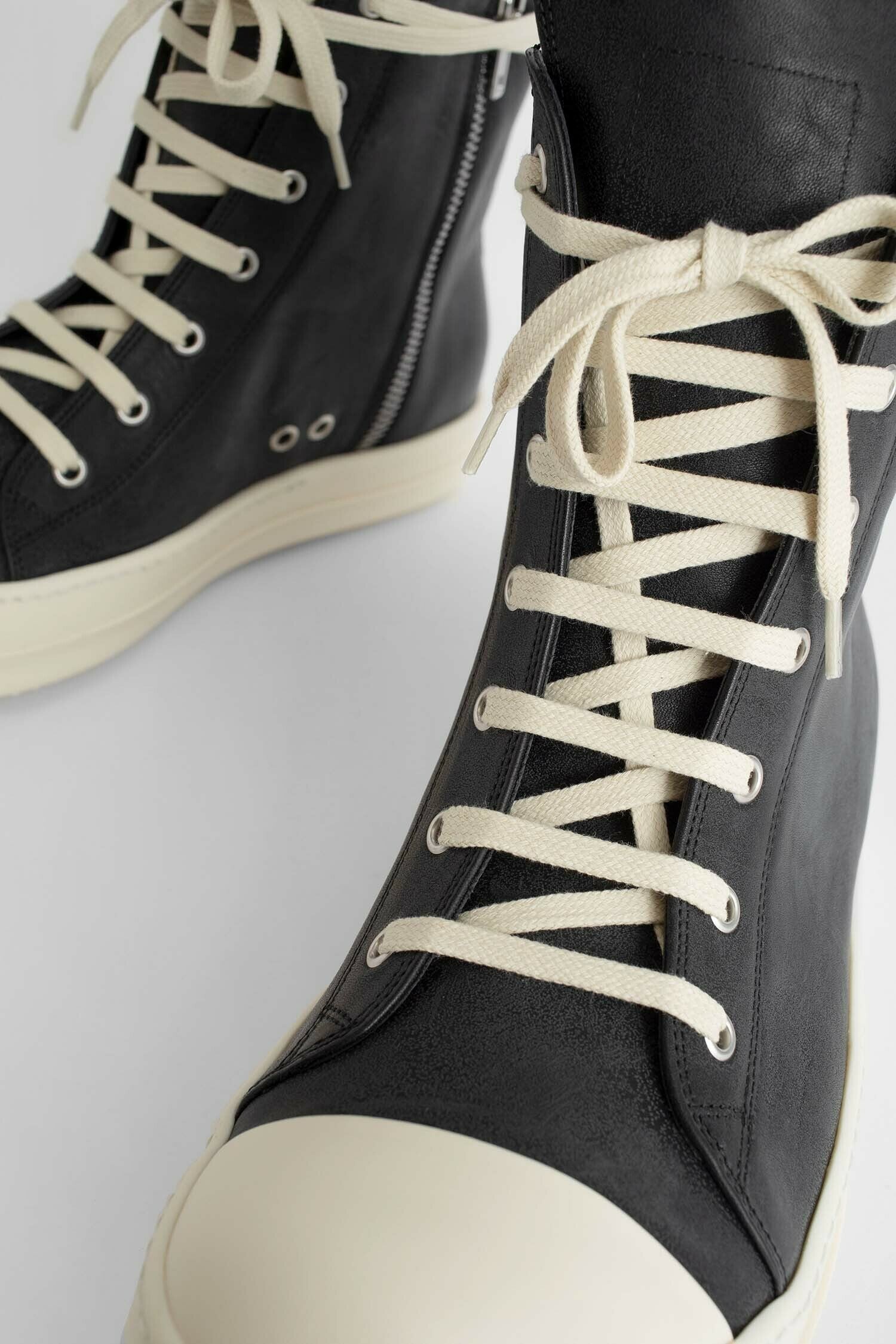 RICK OWENS WOMAN BLACK&WHITE SNEAKERS