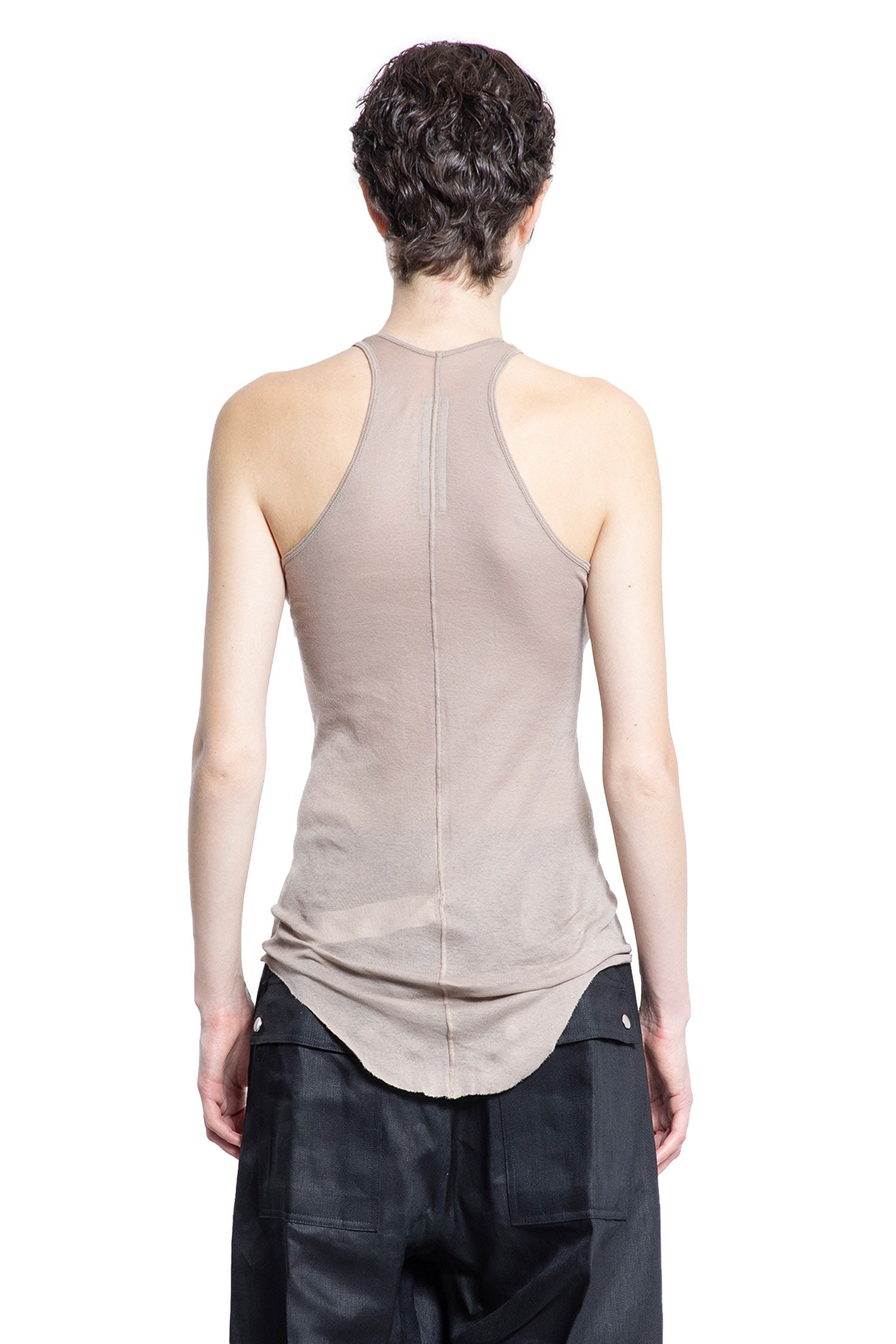 RICK OWENS WOMAN PINK T-SHIRTS & TANK TOPS