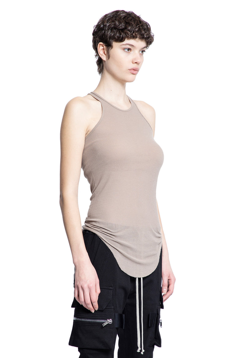 RICK OWENS WOMAN PINK T-SHIRTS & TANK TOPS