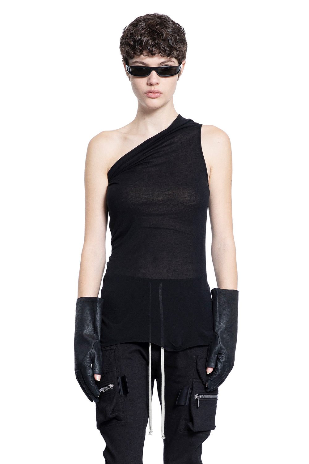 RICK OWENS WOMAN BLACK TOPS