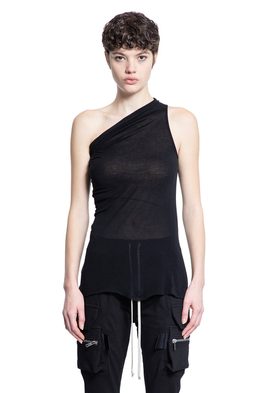 RICK OWENS WOMAN BLACK TOPS