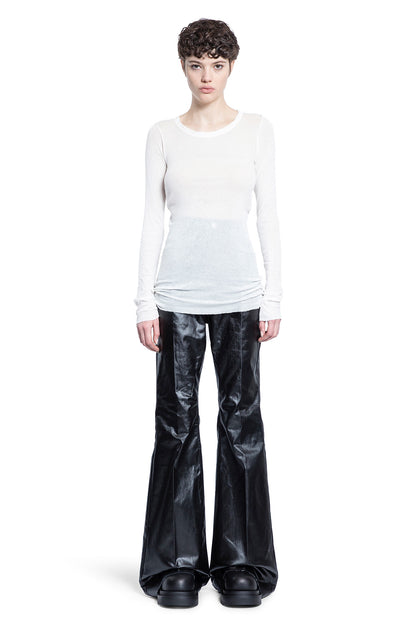 RICK OWENS WOMAN WHITE T-SHIRTS & TANK TOPS