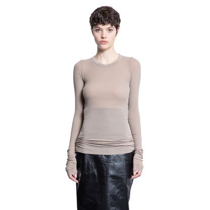 RICK OWENS WOMAN PINK T-SHIRTS & TANK TOPS