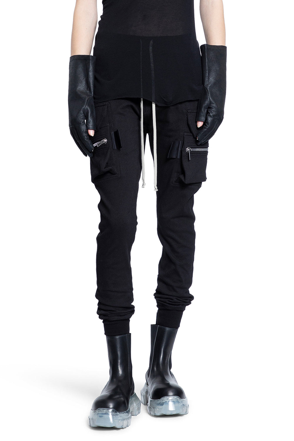 RICK OWENS WOMAN BLACK TROUSERS