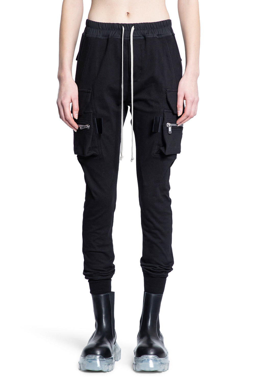 RICK OWENS WOMAN BLACK TROUSERS