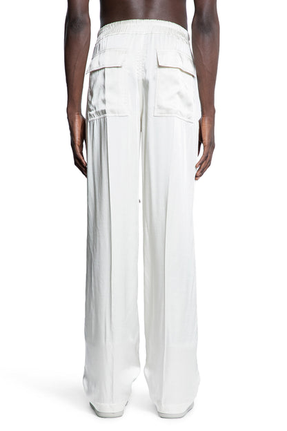 RICK OWENS MAN WHITE TROUSERS