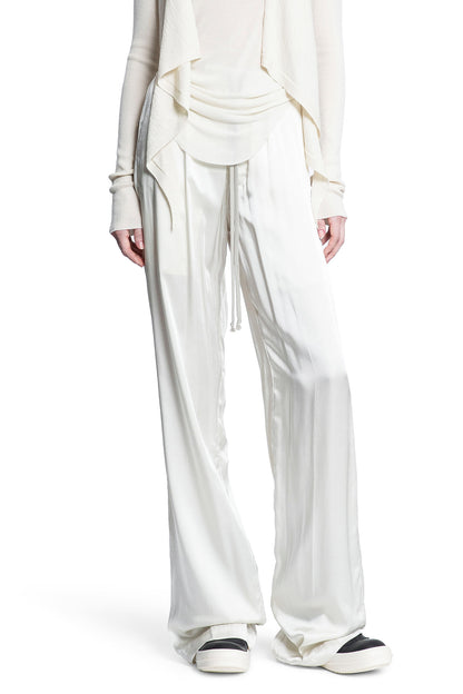 RICK OWENS WOMAN WHITE TROUSERS