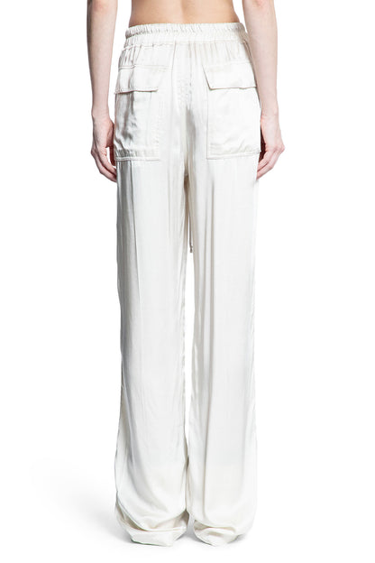 RICK OWENS WOMAN WHITE TROUSERS