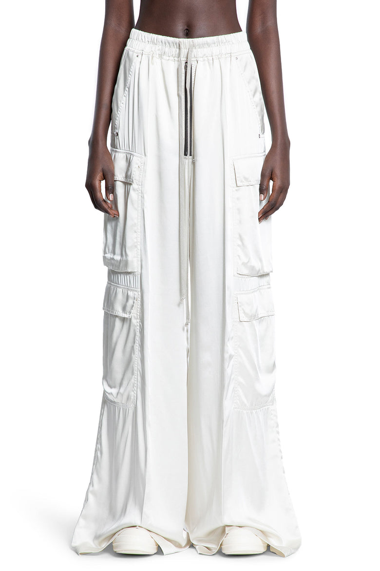 RICK OWENS WOMAN WHITE TROUSERS