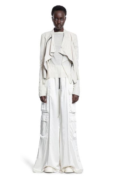 RICK OWENS WOMAN WHITE TROUSERS