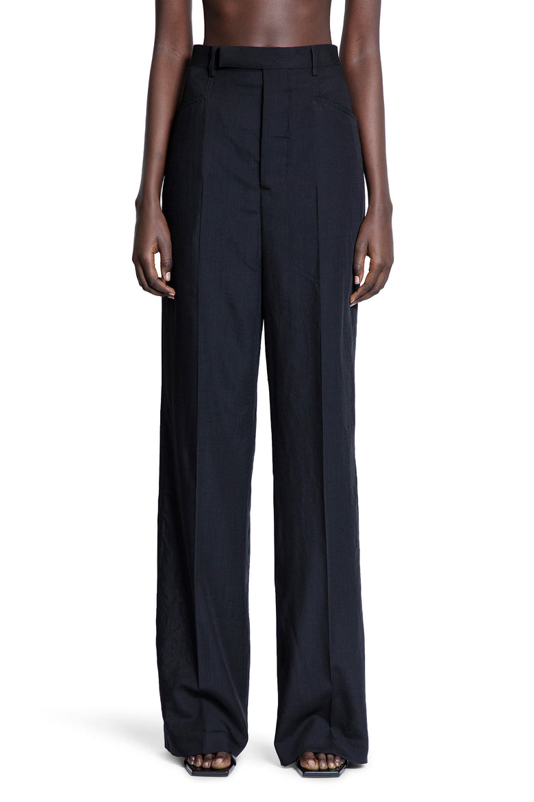 RICK OWENS WOMAN BLACK TROUSERS