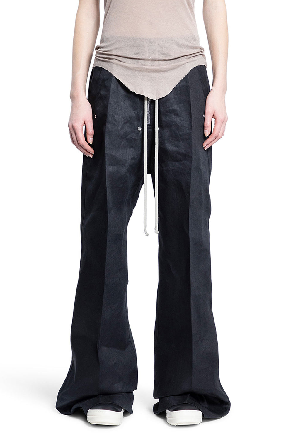 RICK OWENS WOMAN BLACK TROUSERS