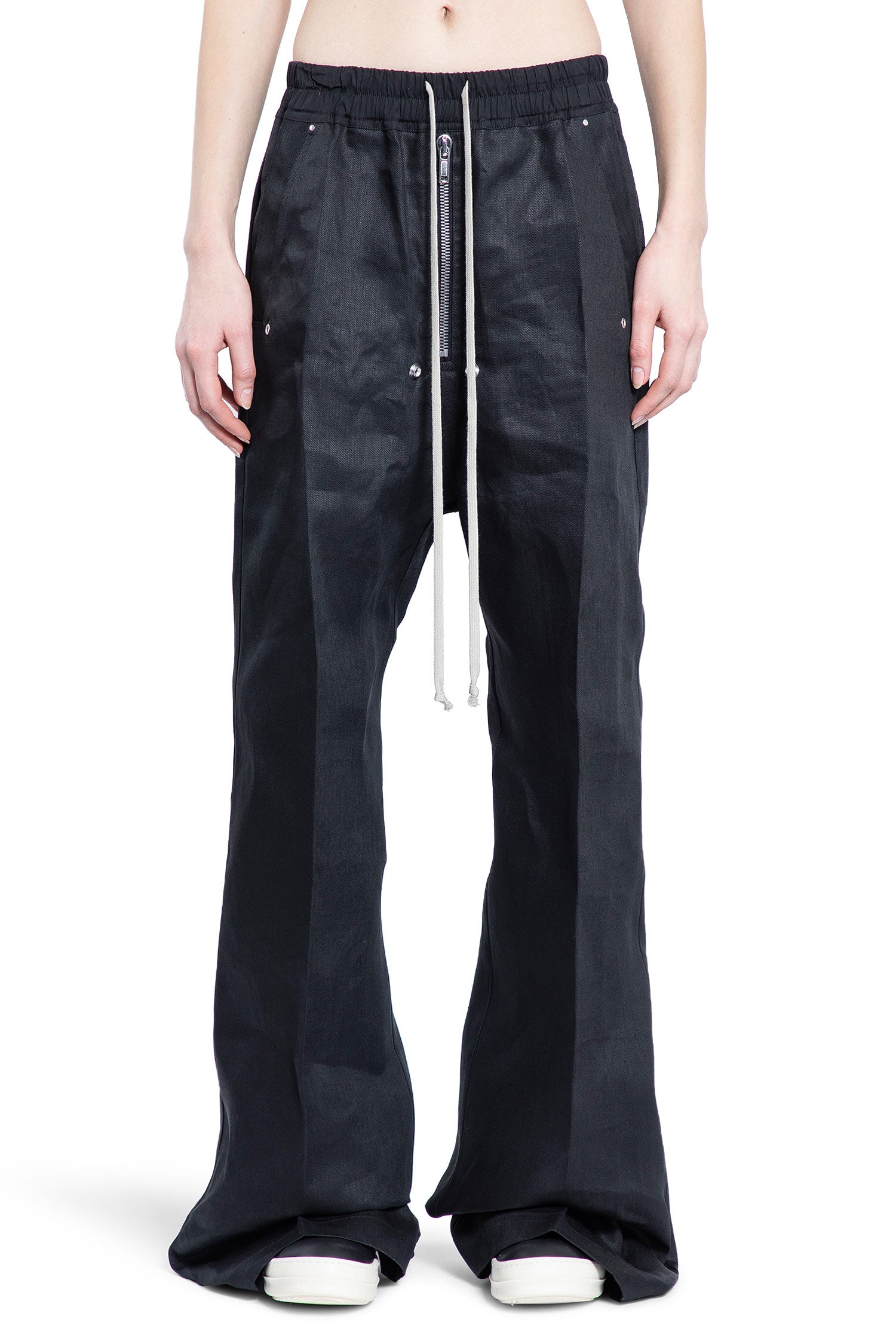 RICK OWENS WOMAN BLACK TROUSERS