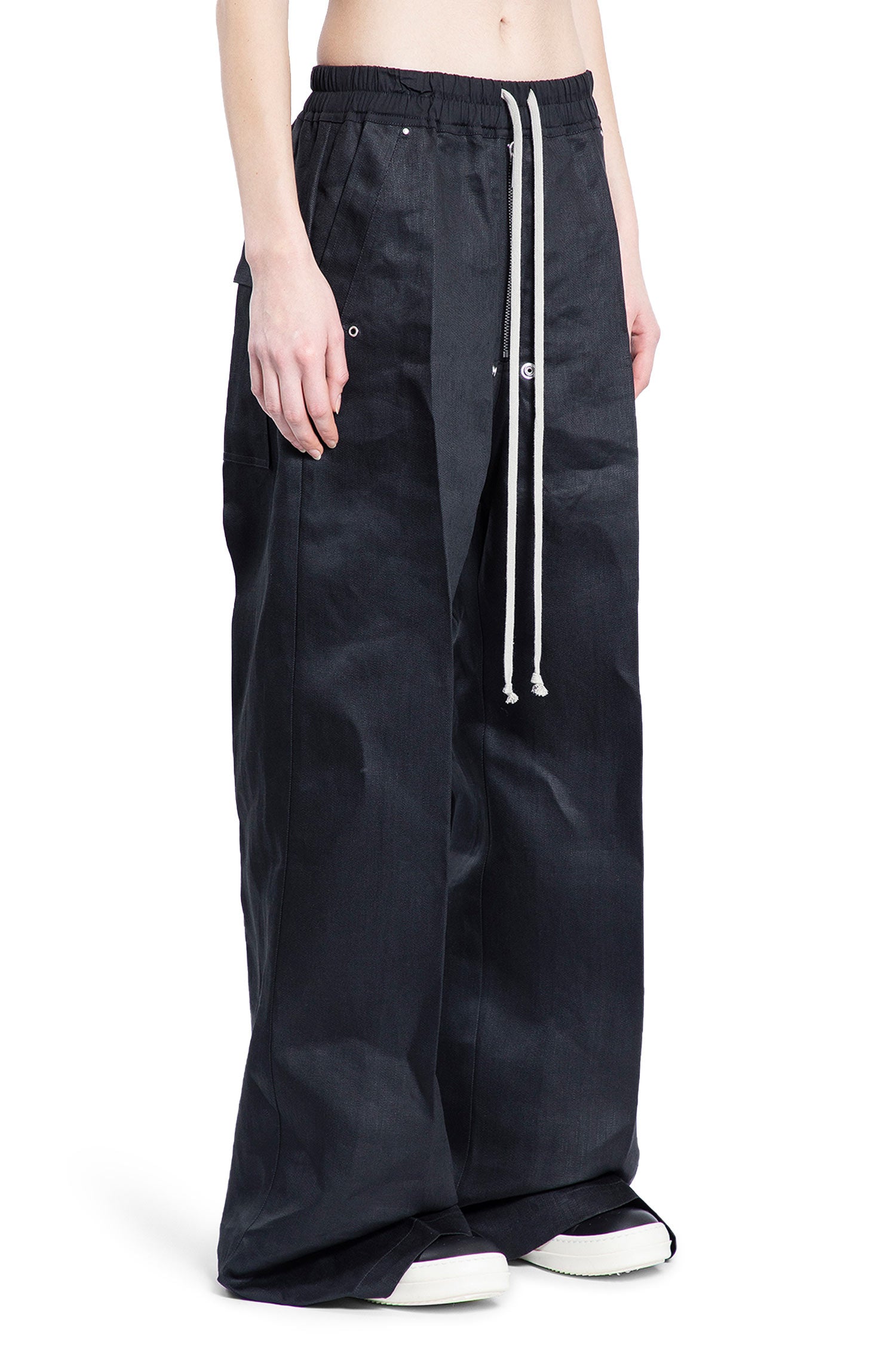 RICK OWENS WOMAN BLACK TROUSERS