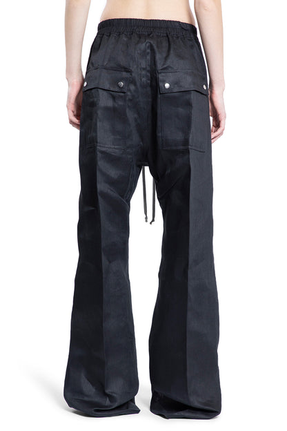 RICK OWENS WOMAN BLACK TROUSERS