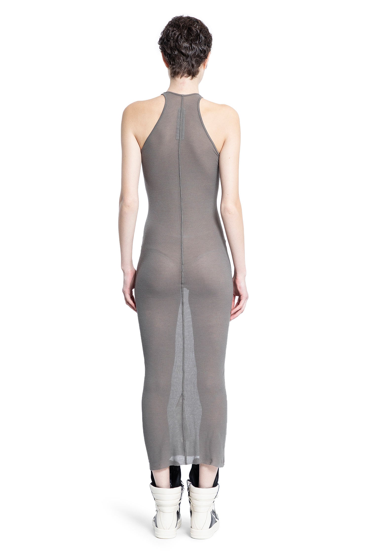 RICK OWENS WOMAN GREY DRESSES