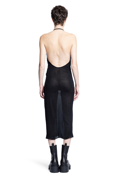 RICK OWENS WOMAN BLACK DRESSES