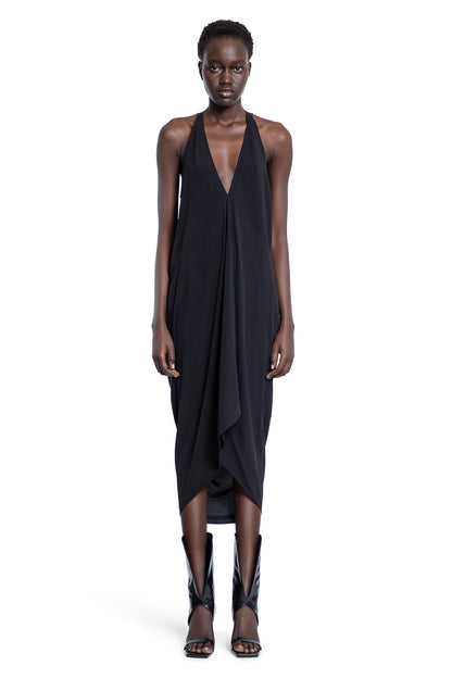 RICK OWENS WOMAN BLACK DRESSES