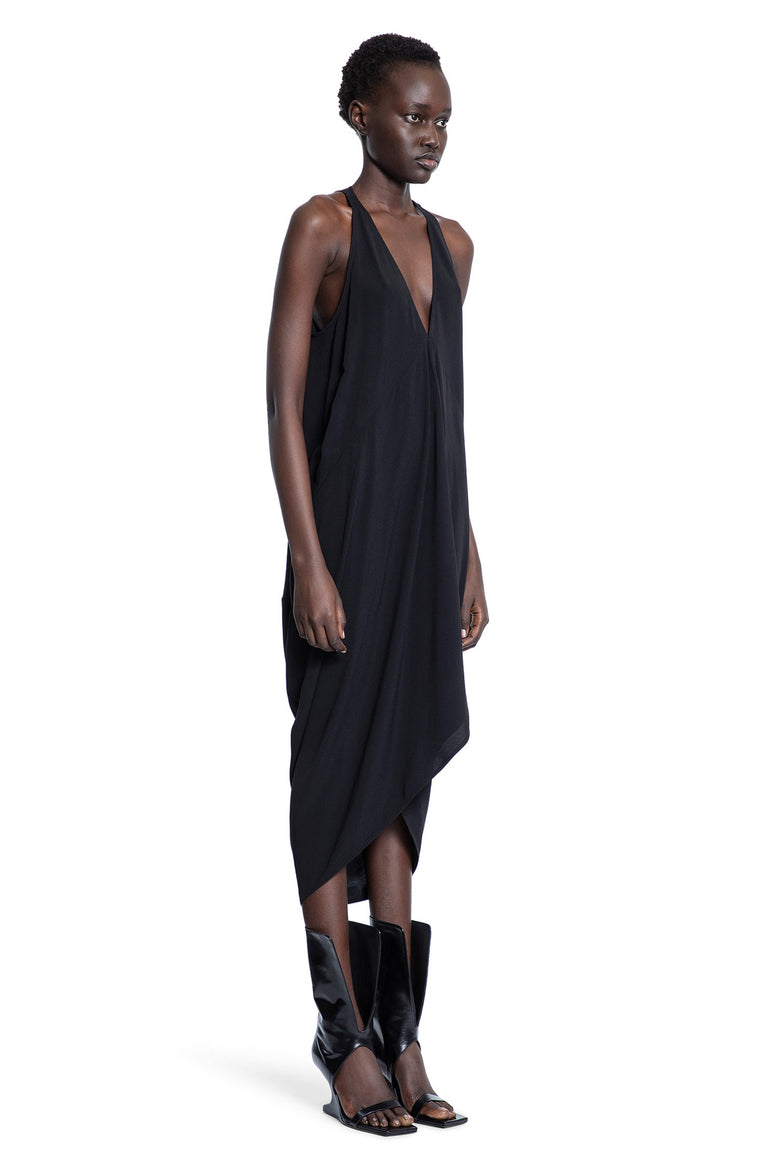 RICK OWENS WOMAN BLACK DRESSES