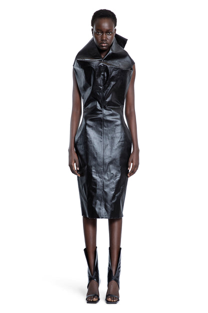 RICK OWENS WOMAN BLACK DRESSES