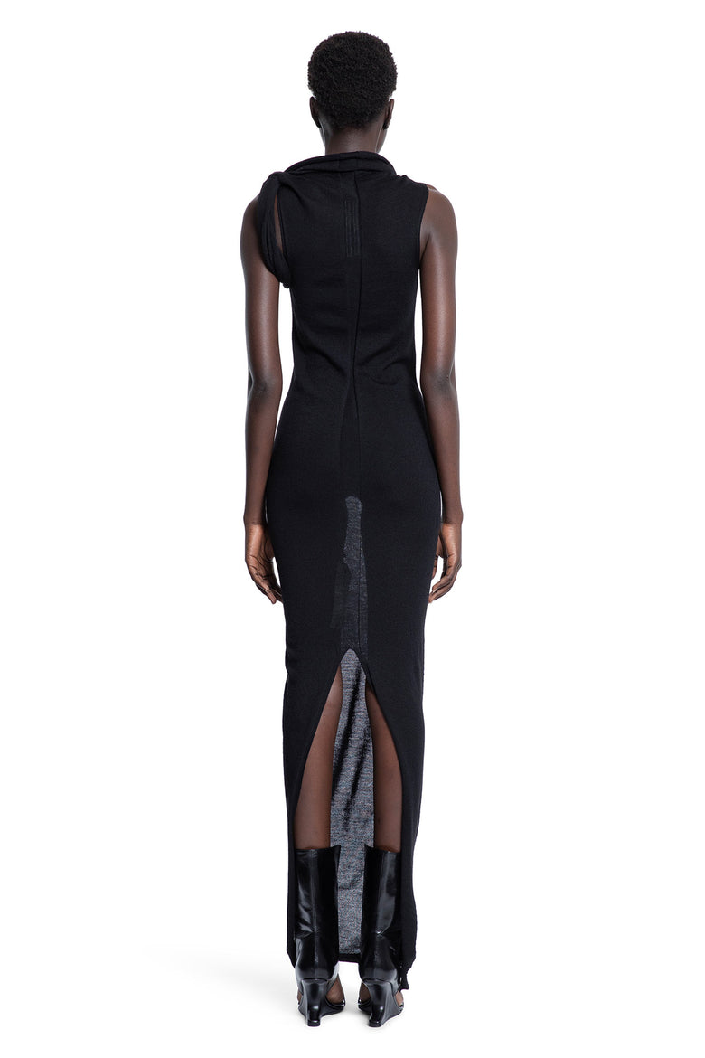 RICK OWENS WOMAN BLACK DRESSES