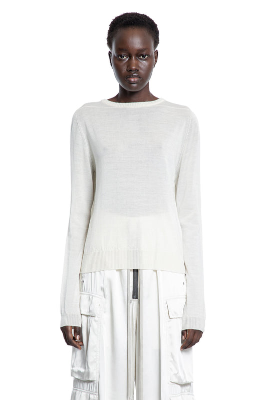 RICK OWENS WOMAN WHITE KNITWEAR