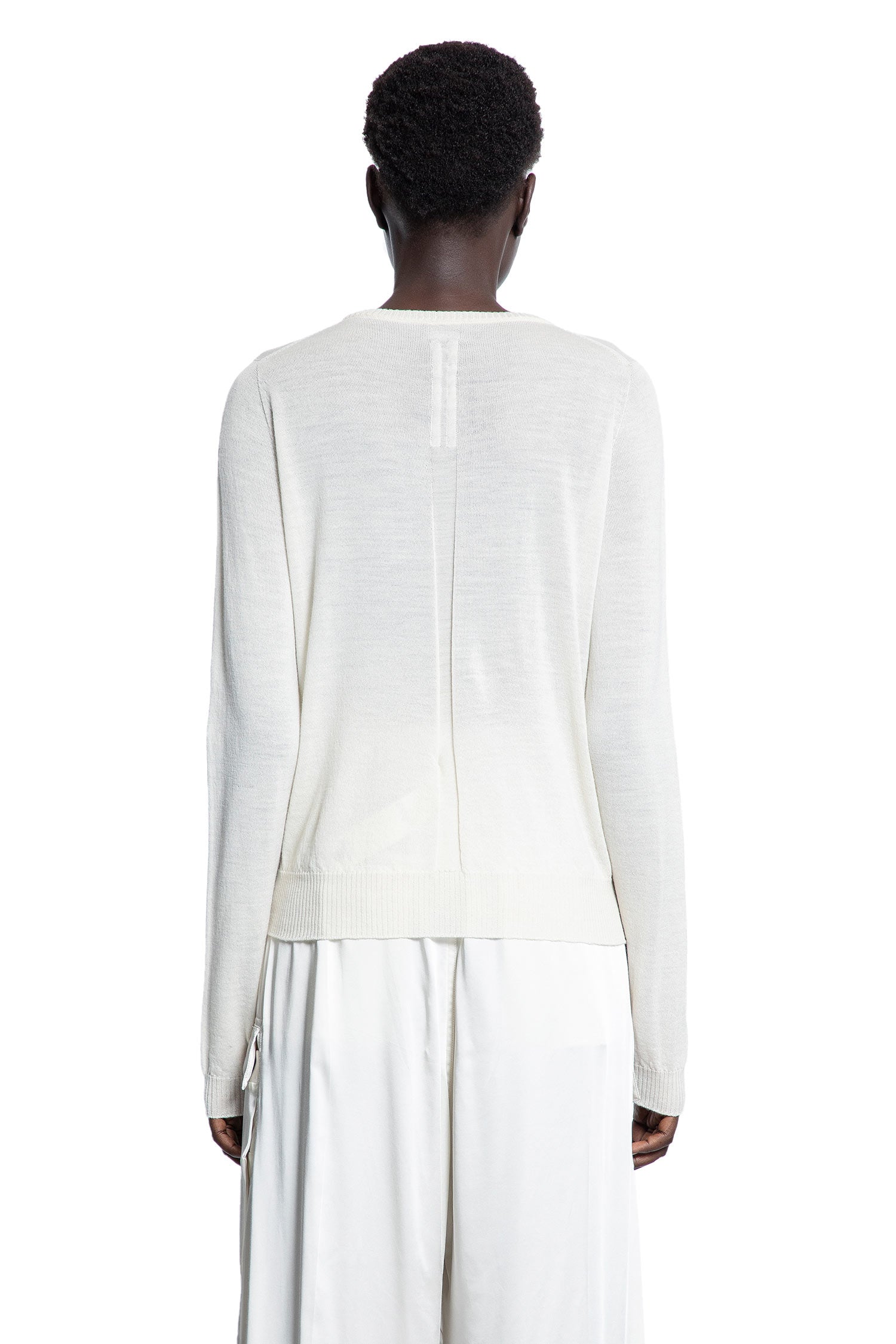 RICK OWENS WOMAN WHITE KNITWEAR