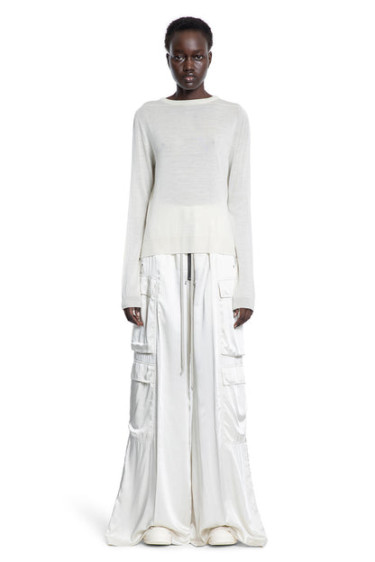 RICK OWENS WOMAN WHITE KNITWEAR