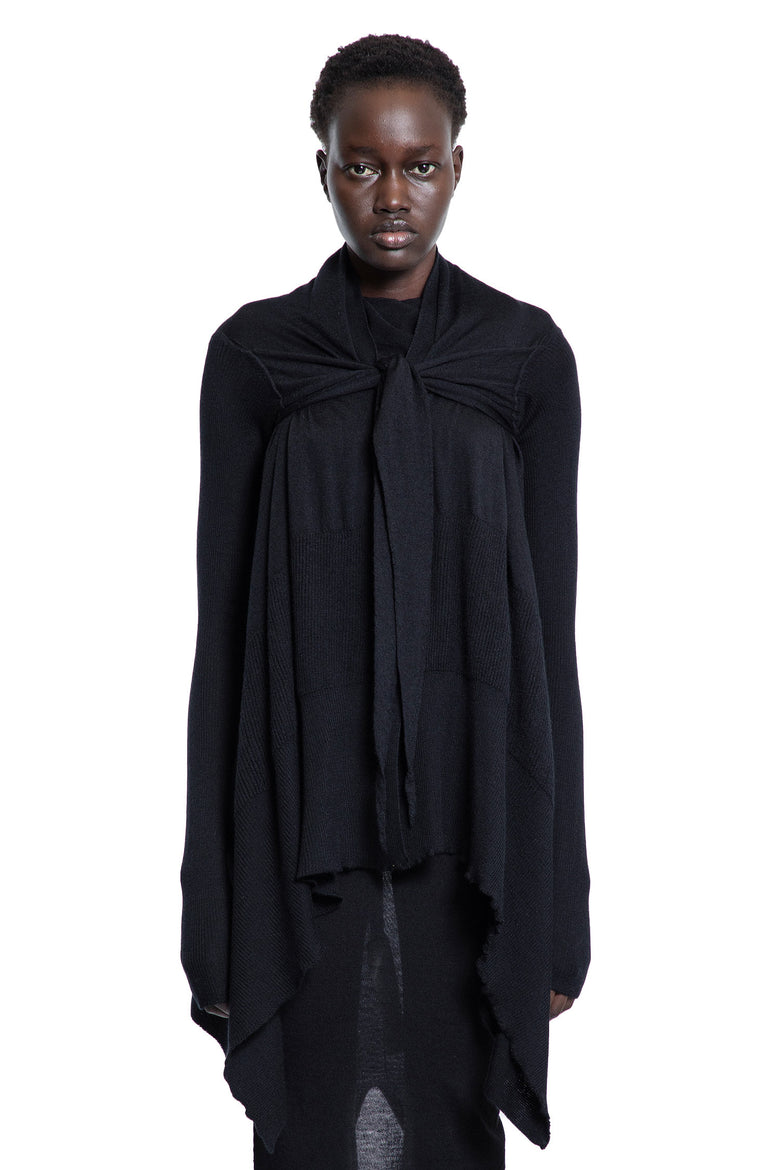 RICK OWENS WOMAN BLACK KNITWEAR