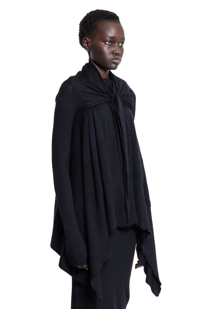 RICK OWENS WOMAN BLACK KNITWEAR