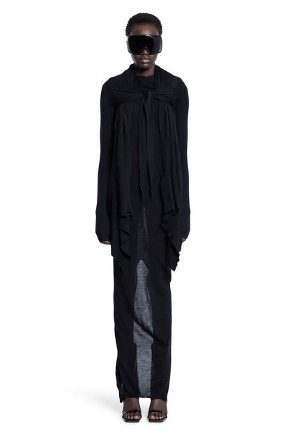 RICK OWENS WOMAN BLACK KNITWEAR