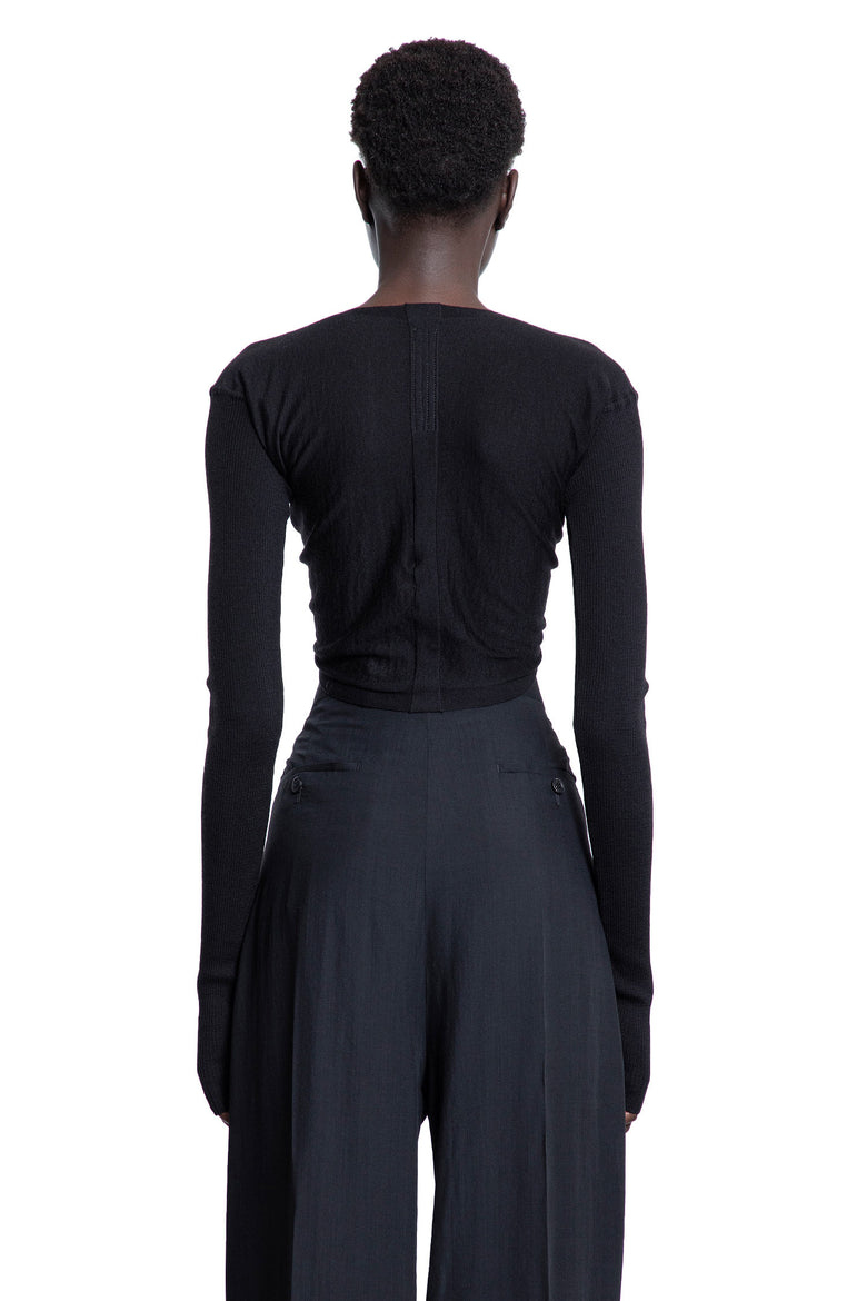 RICK OWENS WOMAN BLACK TOPS