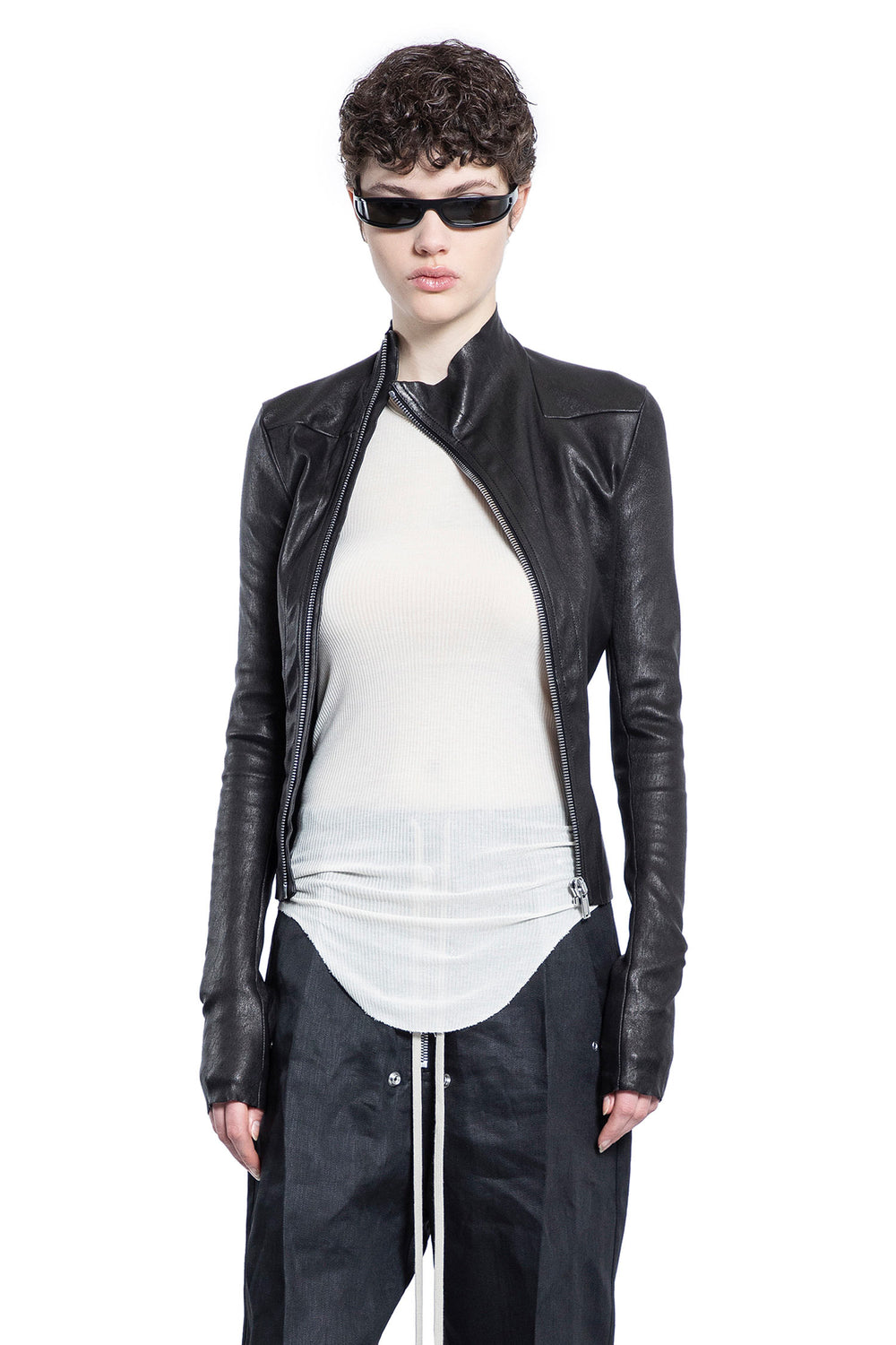 RICK OWENS WOMAN BLACK JACKETS