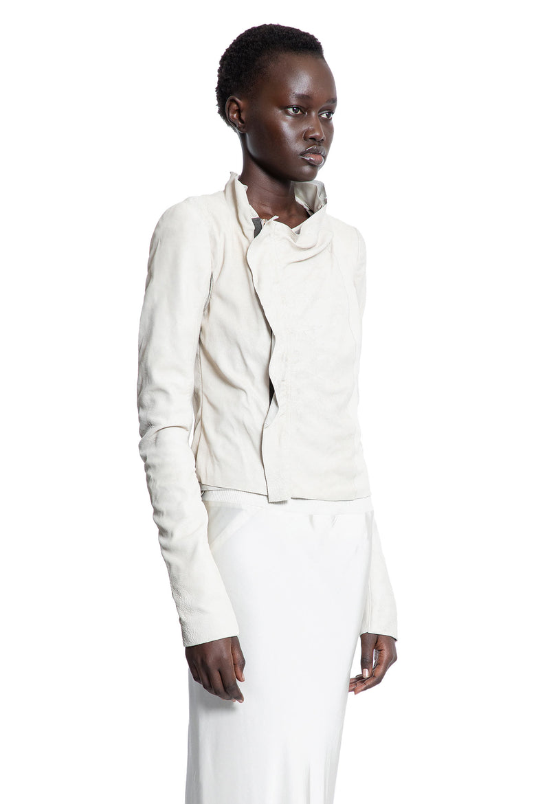 RICK OWENS WOMAN WHITE JACKETS