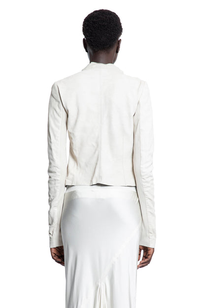 RICK OWENS WOMAN WHITE JACKETS