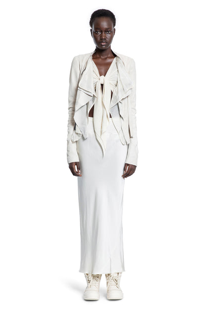 RICK OWENS WOMAN WHITE JACKETS