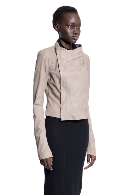 RICK OWENS WOMAN BEIGE JACKETS