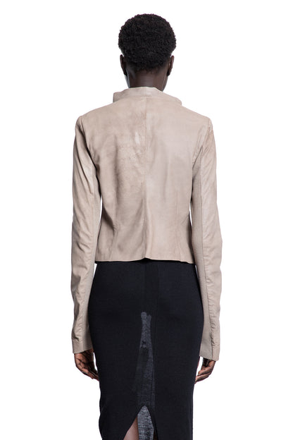 RICK OWENS WOMAN BEIGE JACKETS