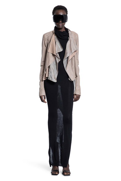 RICK OWENS WOMAN BEIGE JACKETS