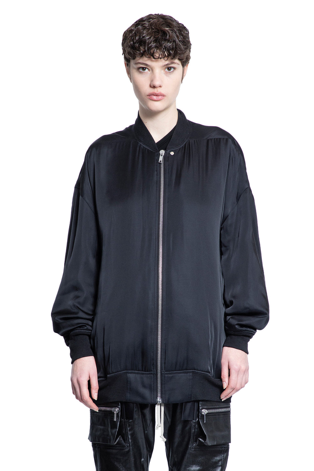 RICK OWENS WOMAN BLACK JACKETS