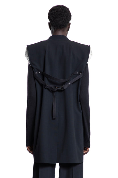 RICK OWENS WOMAN BLACK VESTS