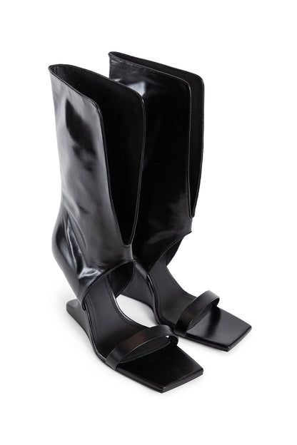 RICK OWENS WOMAN BLACK SANDALS & SLIDES