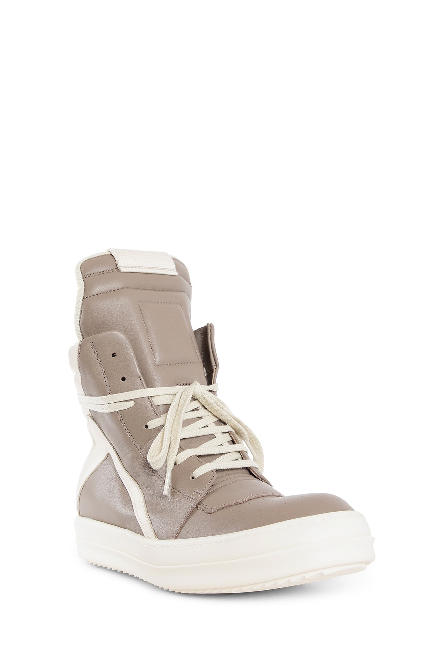 RICK OWENS WOMAN BEIGE SNEAKERS