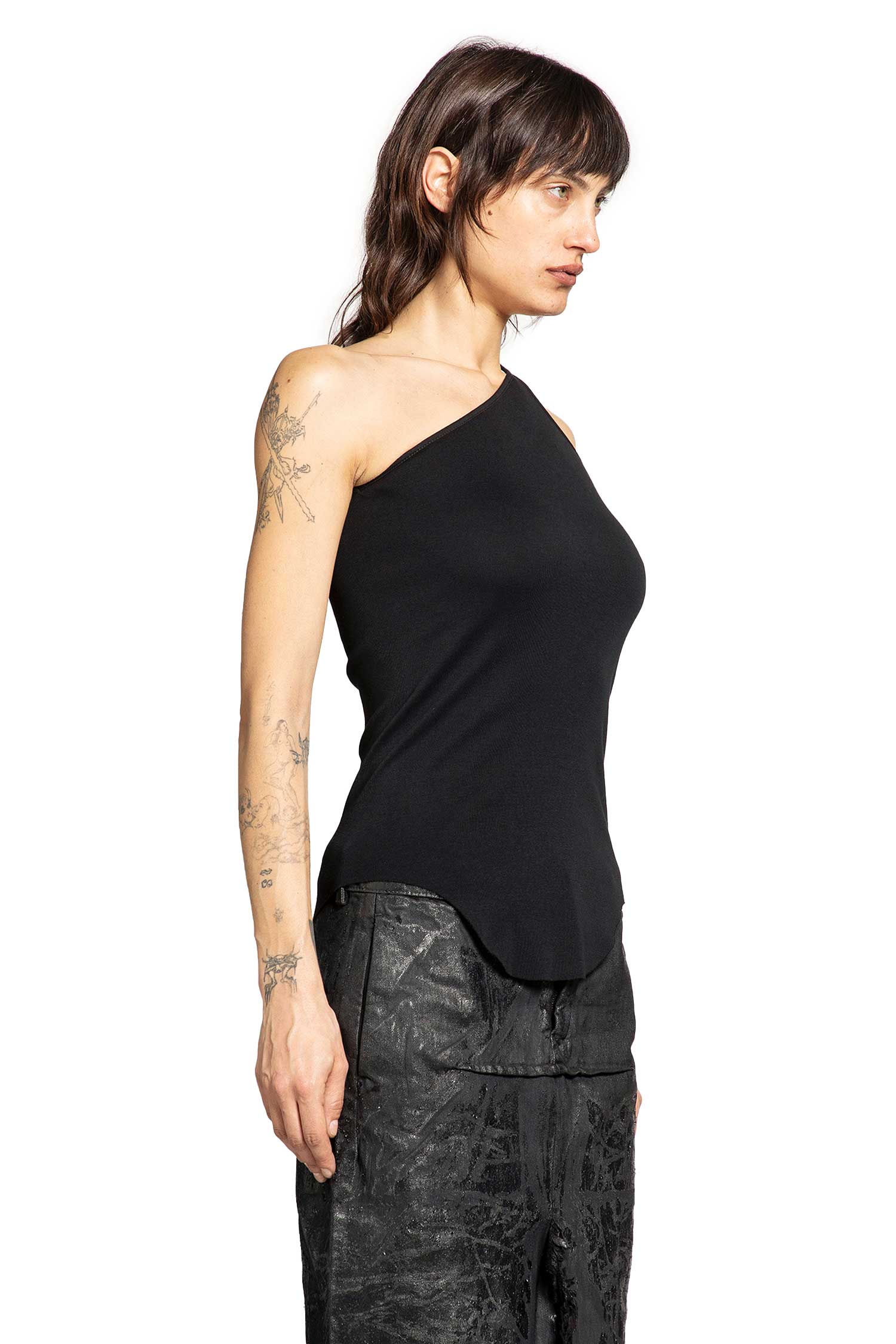 Temple One Shoulder Tank