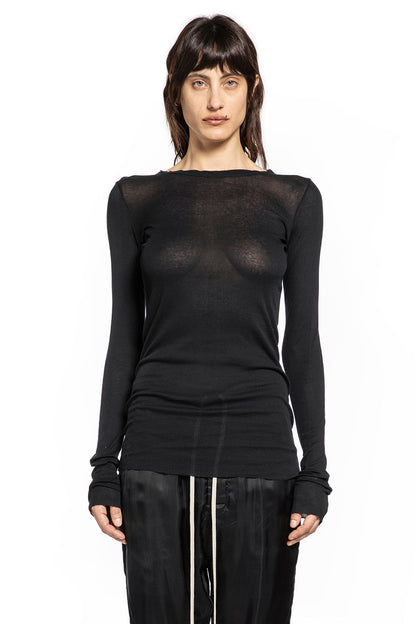 Temple Rib LS Tee In Mini Rib Jersey