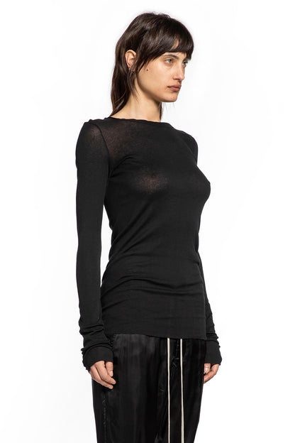 Temple Rib LS Tee In Mini Rib Jersey