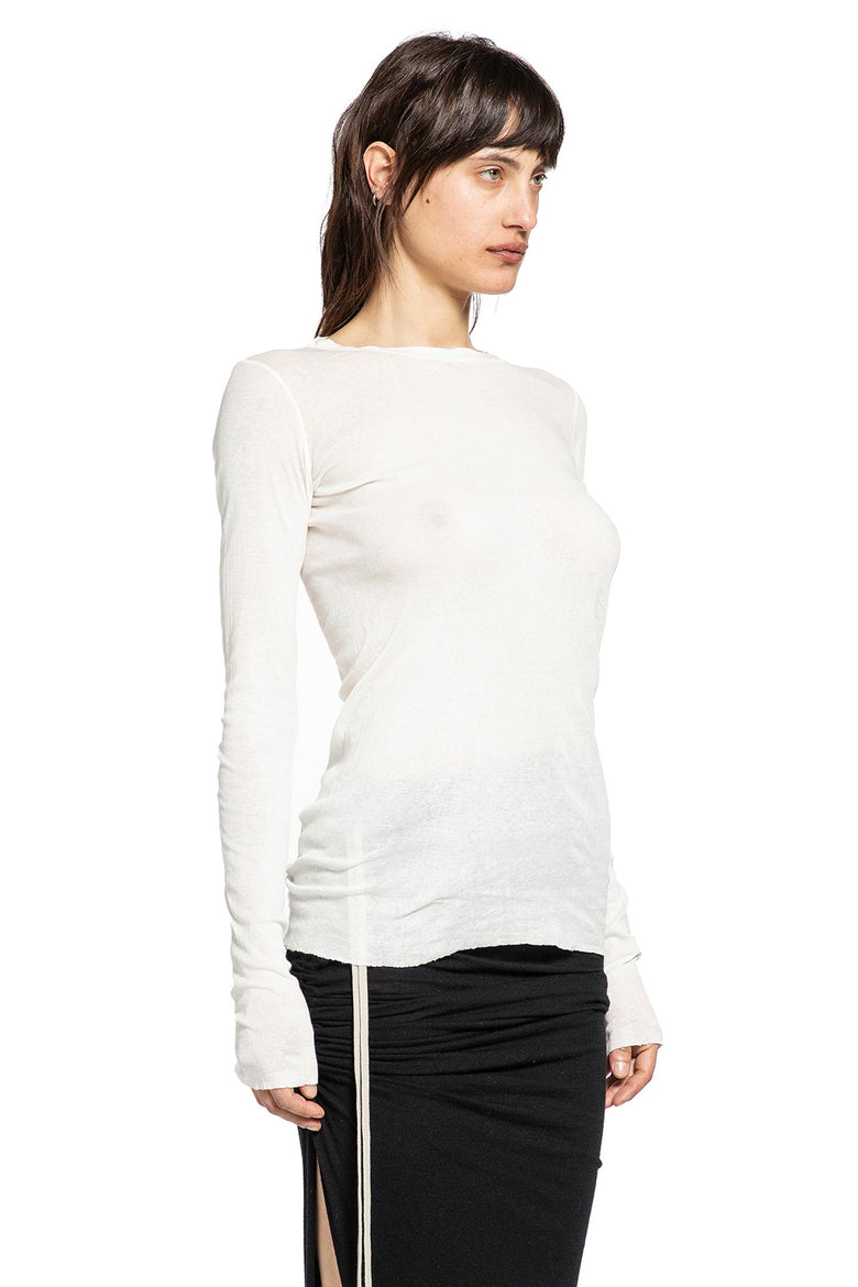 Temple Rib LS Tee In Mini Rib Jersey