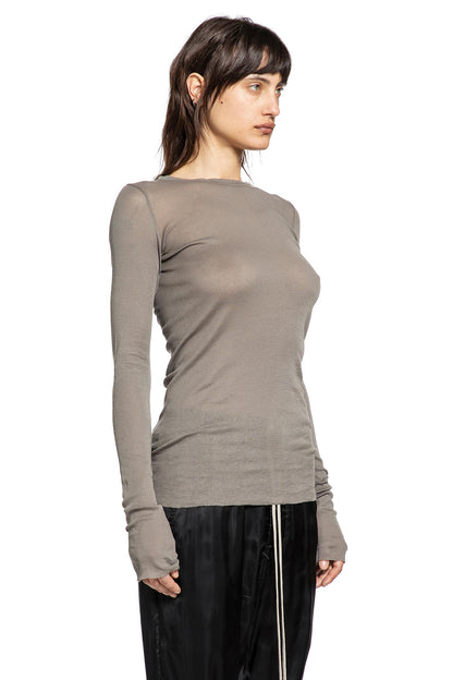 Temple Rib LS Tee In Mini Rib Jersey