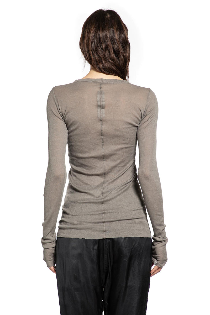 Temple Rib LS Tee In Mini Rib Jersey